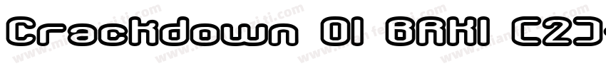 Crackdown O1 BRK1 (2)字体转换